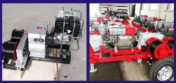 Seilwinde-Abziehvorrichtung des Dieselmotor-3600RPM 9HP 0