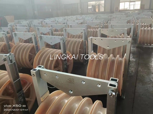 508 x 75 Garben-Fernleitung Lux-Nylonleiter Stringing Pilot Block Millimeters drei