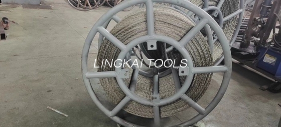 Des Hexagon-zwölf Stränge Strang-des Hexagon-achtzehn für 9-42mm galvanisierten umsponnenes verdrehendes StahlAntidrahtseil