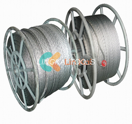 Stärken Anti-Twist geflochtenes Stahlseil 12 mm zum Ziehen von Einzelleitern oder OPGW