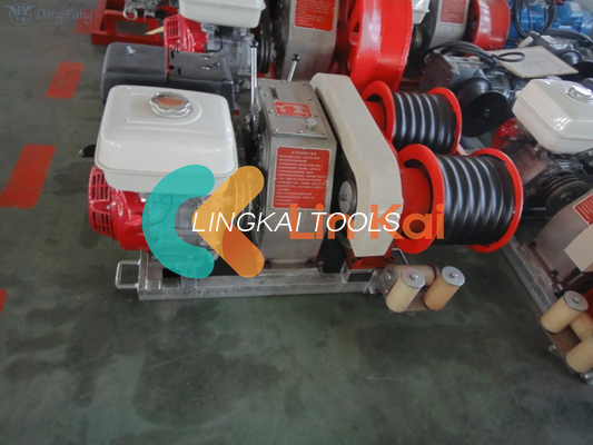 30 kn 50 kn 9 kW angetriebenes Doppel-Kapstan-Kabel-Winch-Turm-Errichtungssystem