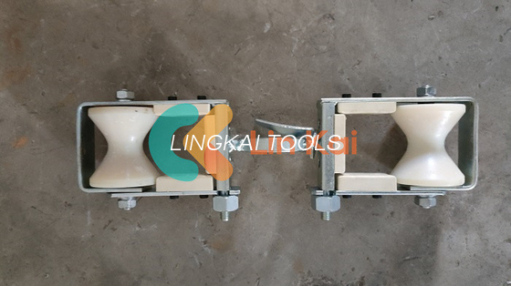 Live-Line-Doppel-Schaufel-Support-Rolle SH2 OPGW-Streifenpulleys