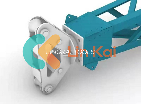 Aluminiumlegierung A-Form Tubular Gin Pole Lieferanten für Turm-Erektionswerkzeuge