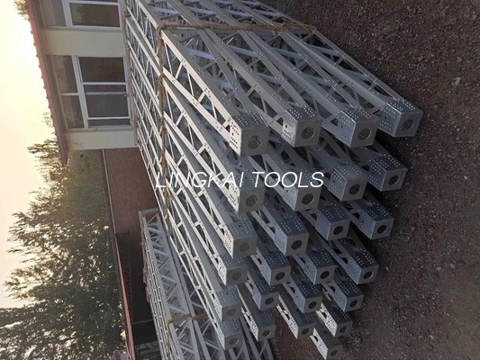 ISO-CER Freileitungs-Turm-Aufrichtung bearbeitet Aluminiumlegierungs-Rahmen-Art-Arbeitsbühne