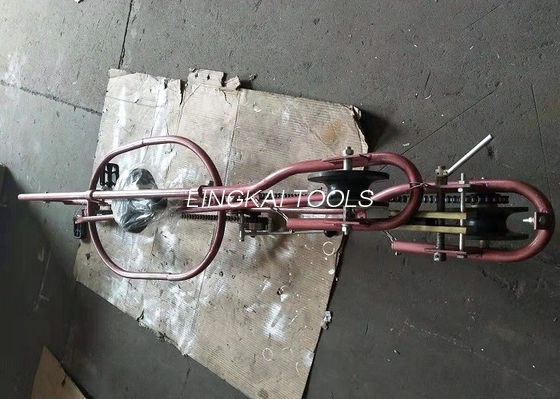 Fahrrad-Art Fernleitung, die Laufkatze der Werkzeug-einzelnen Zeile für die Untersuchung aufreiht