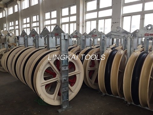Zusammengerollte Aluminiumfernleitung leiter-Pulley Fors 220KV