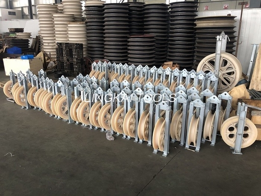 Zusammengerollter Leiter Stringing Blocks Dia660mm Nylonrad