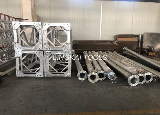 Innere verschobene Gittermast-Aufrichtung Gin Poles Aluminum Alloy