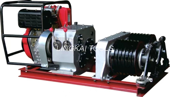 30 KN 5 t-Doppelt-Trommel-Handkurbel-Leiter Transmission Line